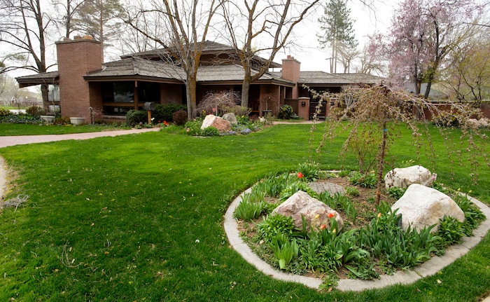 (Steve Griffin  |  The Salt Lake Tribune) The exterior of the Theurer home, one of several in Salt Lake City's Country Club neighborhood that will be featured during the 47th annual Historic Homes Tour on Saturday, April 21.