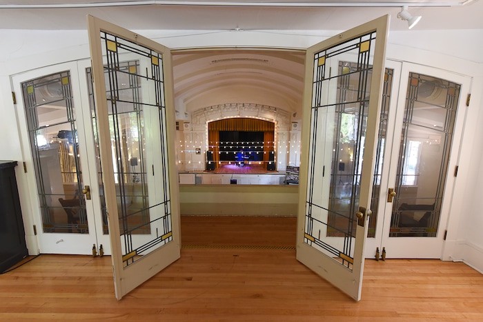 (Francisco Kjolseth  |  The Salt Lake Tribune)  Since 2016, the historic Ladies Literary Club House building at 850 E South Temple has been owned by a group of millennial visual artists and entrepreneurs, known as Photo Collective Studios. They've renovated the building and are now seeking a grant to make it ADA accessible for the first time in its 106-year history. To publicize their cause, on Tuesday, Sept. 24, 2019, they opened their refurbished building to tours.