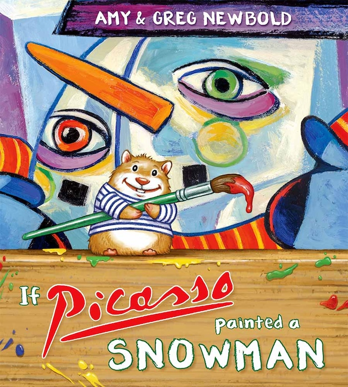 (Courtesy photo) Amy and Greg Newbold's newest picture book is “If Picasso Painted a Snowman.”