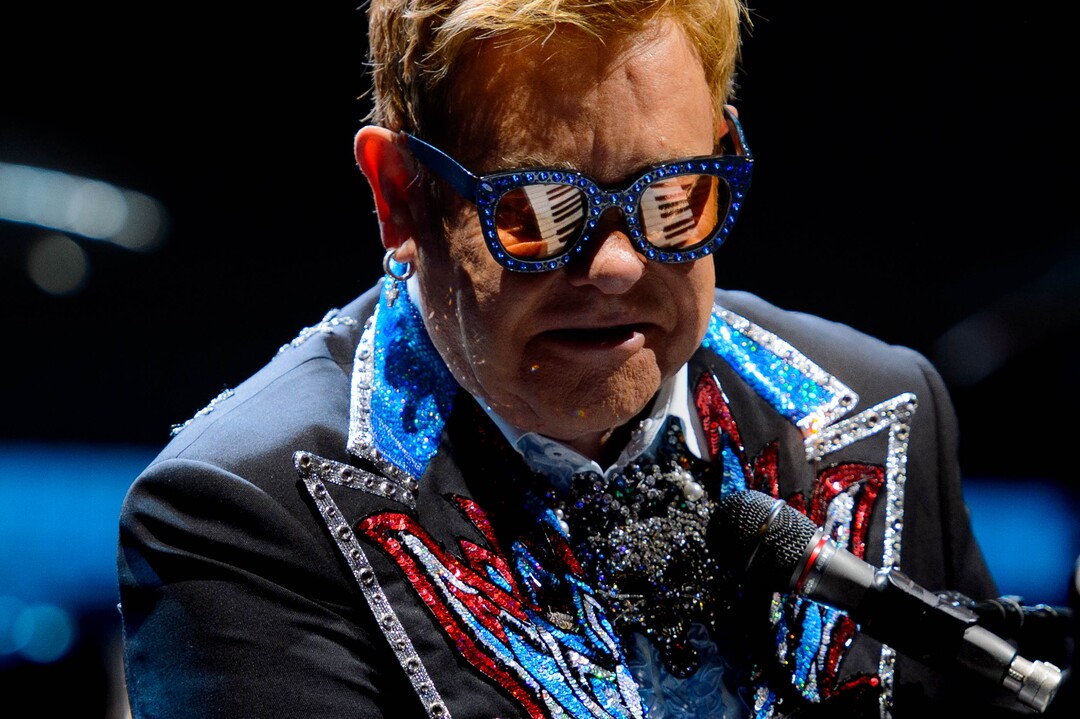 (Trent Nelson  |  The Salt Lake Tribune)  Elton John performs in Salt Lake City on Wednesday Sept. 4, 2019.