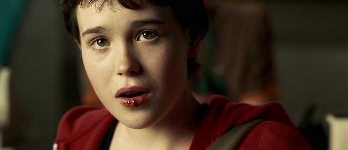 (Courtesy Lionsgate) Ellen Page plays Hayley, a 14-year-old who turns the tables on a 32-year-old predator (Patrick Wilson) in the 2005 thriller "Hard Candy."