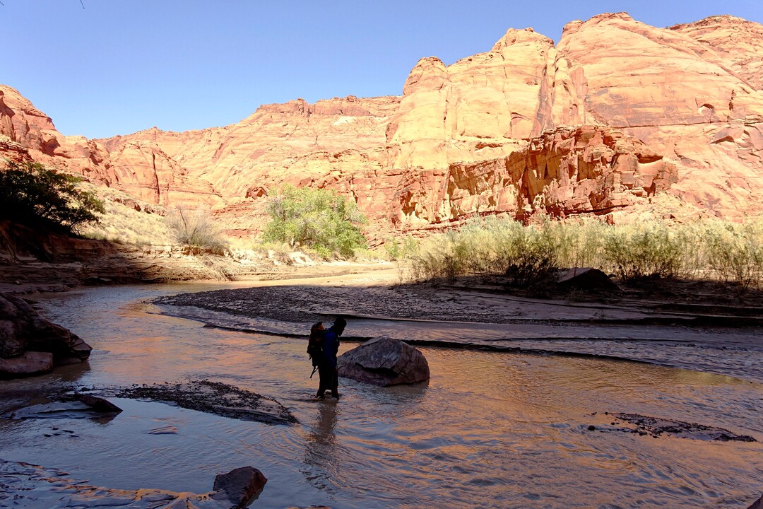 (Tribune File Photo)  Scott Radford navigates the silty Paria River on Tuesday, Sept. 27, 2016.