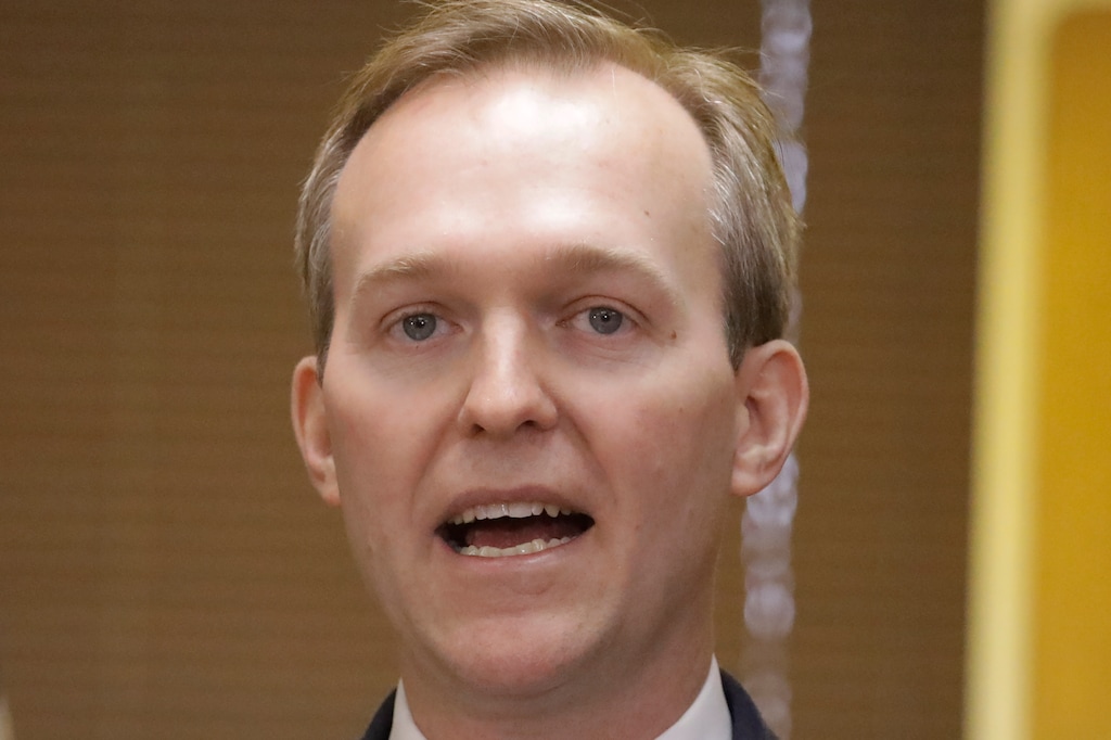 (Rick Bowmer | AP file photo) Utah Rep. Ben McAdams speaks during a news conference on Dec. 16, 2019, in Murray, Utah.