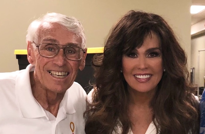 (Children's Miracle Network Hospitals) Joe Lake, left, and Marie Osmond — both co-founders of the nonprofit Children's Miracle Network Hospitals, at an event for the network. Lake died April 4, 2025, at age 82.