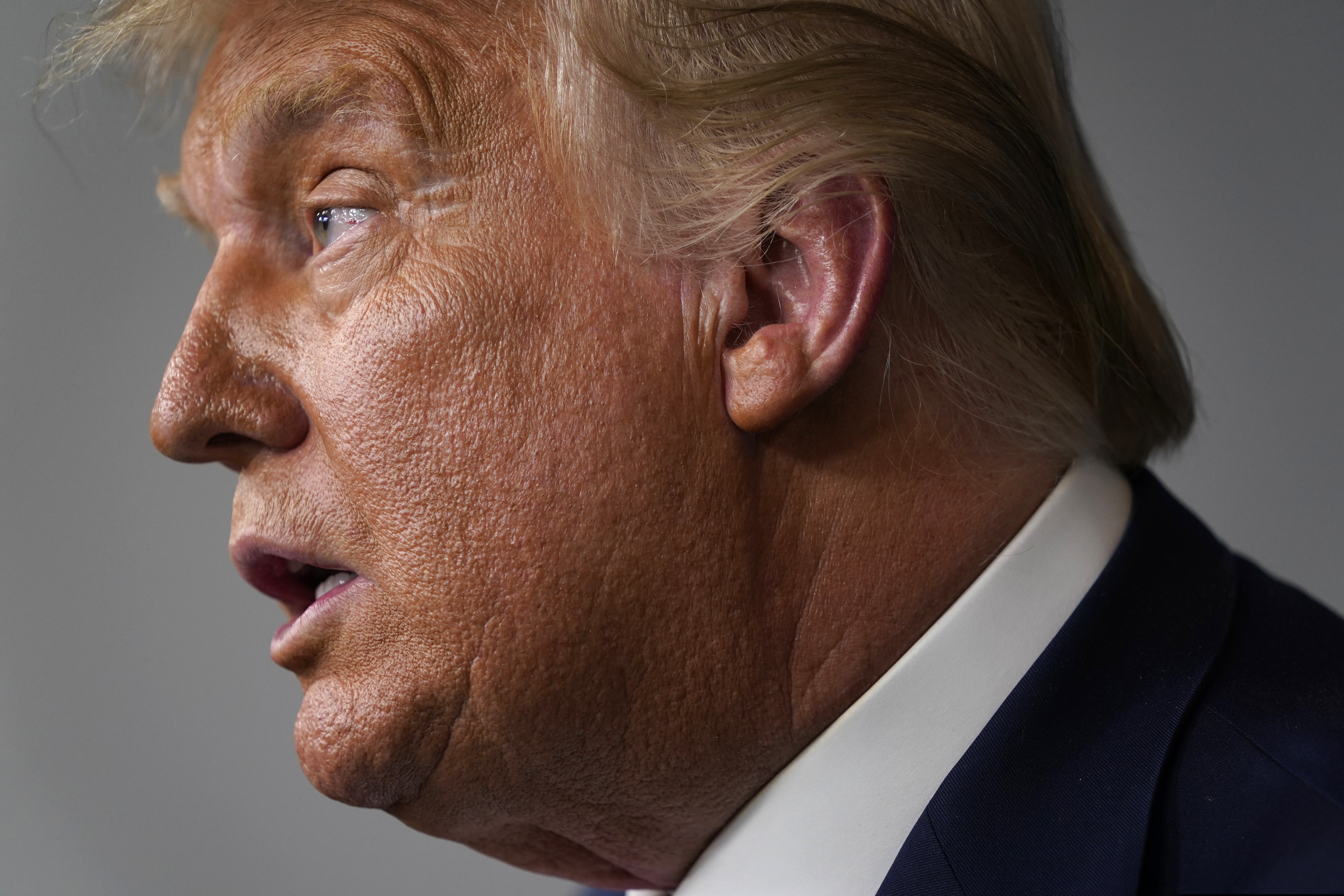 (Evan Vucci | AP) President Donald Trump speaks during a news conference at the White House, Wednesday, Aug. 19, 2020, in Washington.