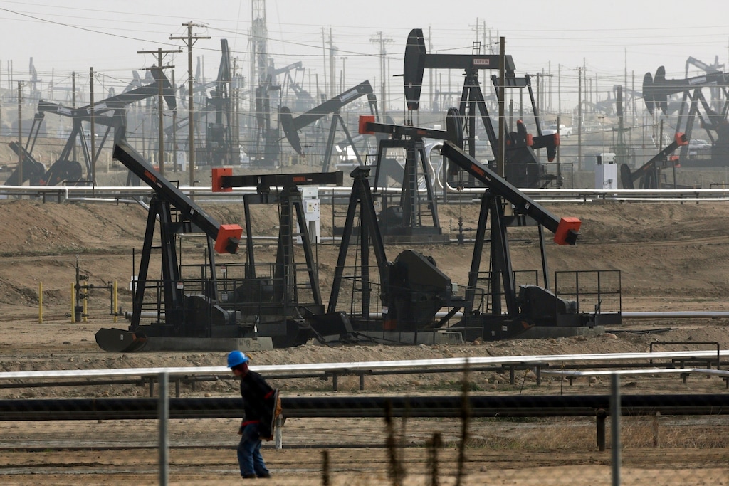 (Jae C. Hong | AP photo)

In this Jan. 16, 2015, photo, pumpjacks are seen operating in Bakersfield, Calif.