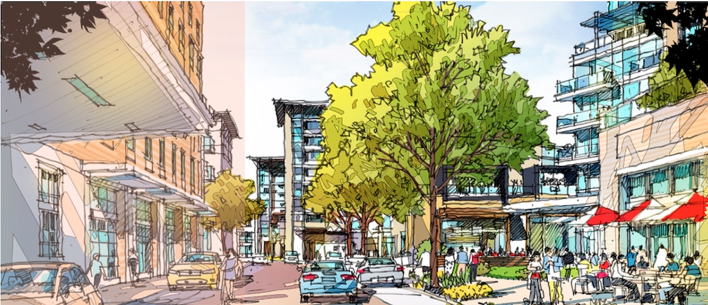 (Rocky Mountain Power) An October 2020 conceptual rendering of Rocky Mountain Power's Power District Campus, envisioned on more than 100 acres around its current headquarters along North Temple Boulevard in Salt Lake City, adjacent to the Jordan River.