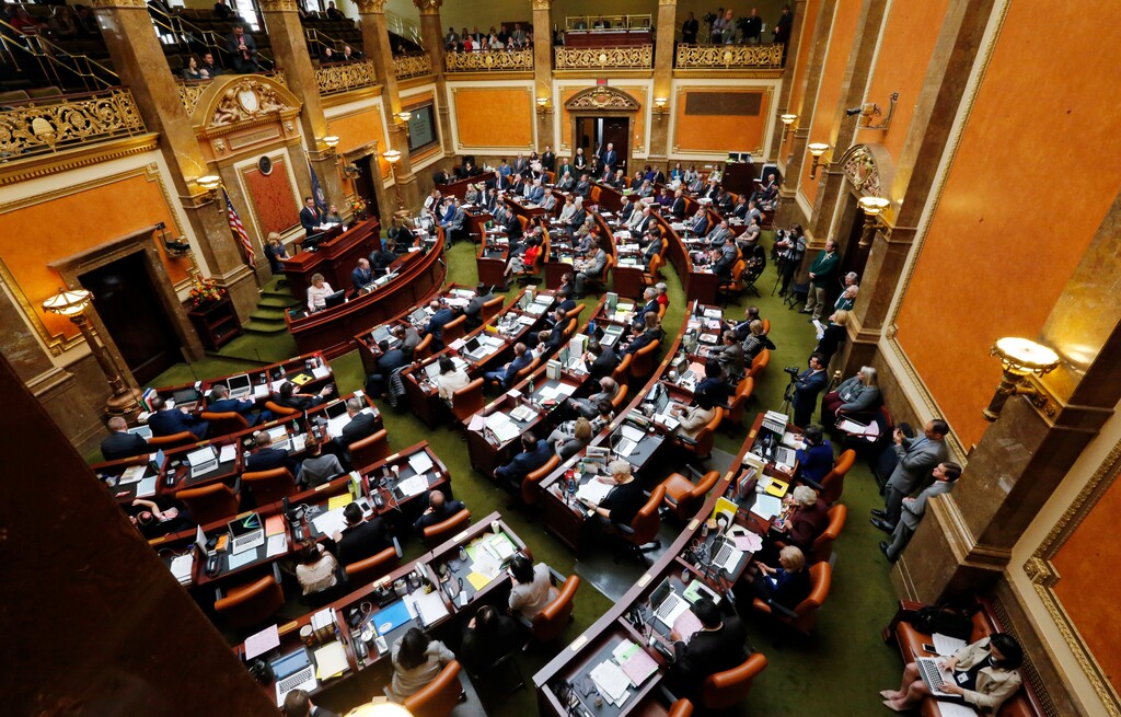 (Rick Bowmer | AP file photo)  The Utah House of Representatives on the floor at the Utah State Capitol in Salt Lake City on Monday, Jan. 22, 2018.