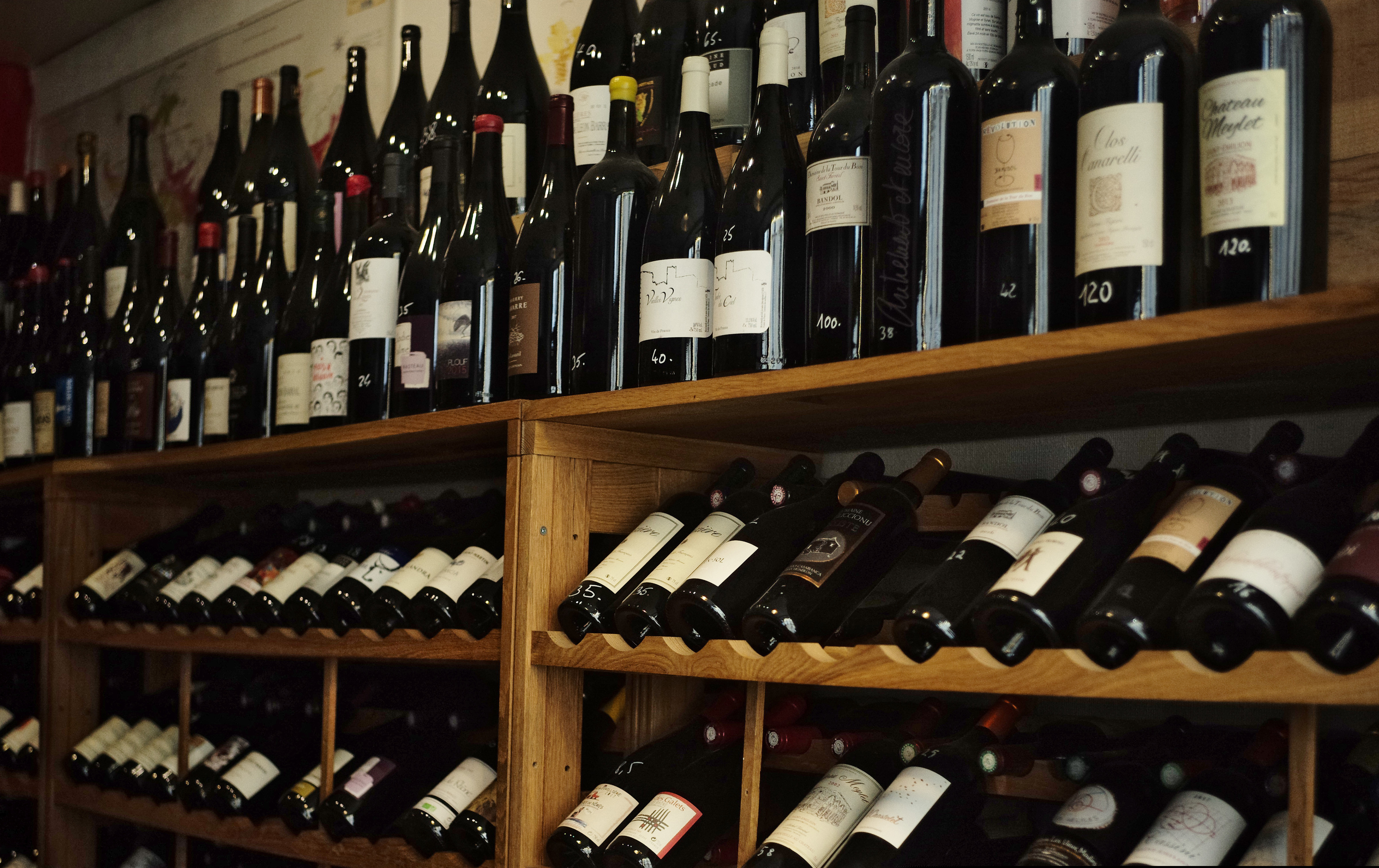 (Kamil Zihnioglu | The Associated Press) In this Oct. 3, 2019, file photo, wine bottle are seen in a wine shop in Paris. Utah wine lovers now have the chance to enter a drawing for the chance to purchase a rare French wine.