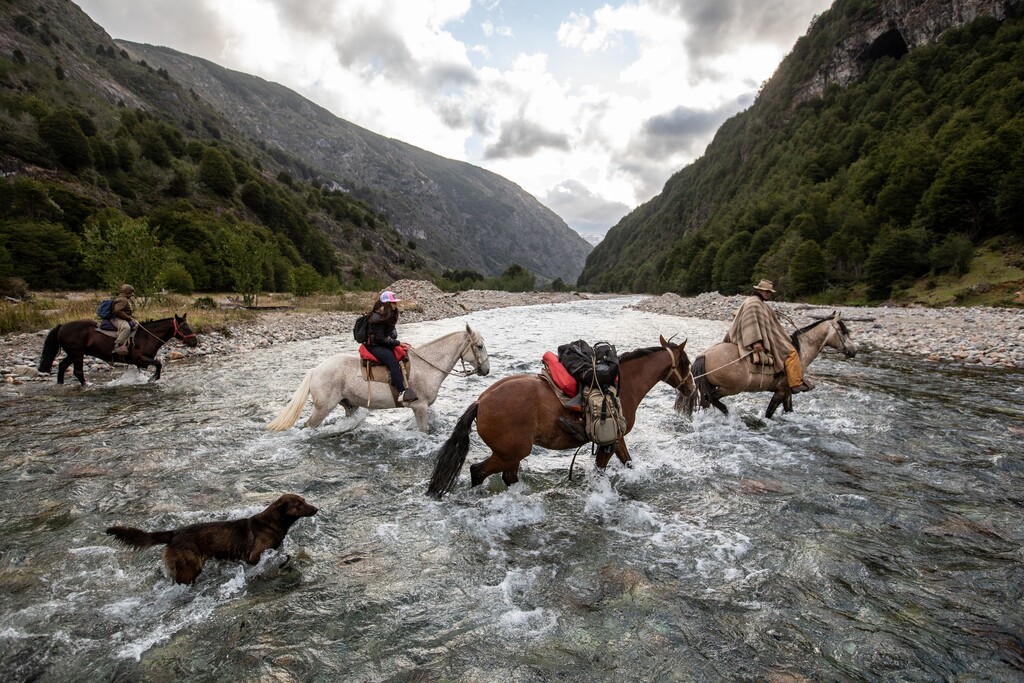 (Marcos Zegers | The New York Times) The Mogote River in the Aysén region of Chile in February 2019.
