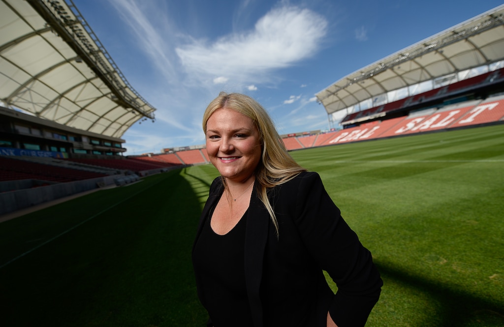 (Francisco Kjolseth  |  The Salt Lake Tribune)  Stephanie Lee, the new general manager for the Utah Royals FC.