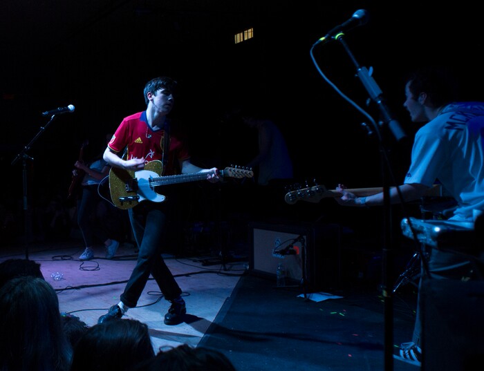(Rick Egan | The Salt Lake Tribune) Declan McKenna plays in the Venue, in Salt Lake City, Tuesday, March 20, 2018.