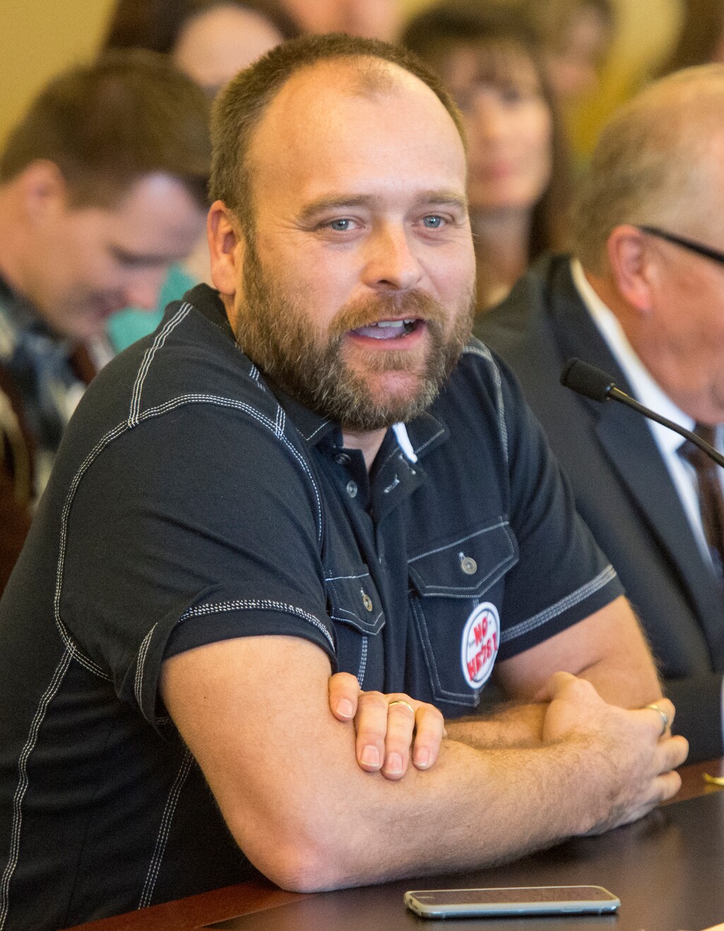 Rick Egan  |  The Salt Lake TribunePolygamist, Brady Williams, speaks before the House Law Enforcement and Criminal Justice Committee against HB281, which makes changes to Utah's bigamy statute. Friday, February 19, 2016.