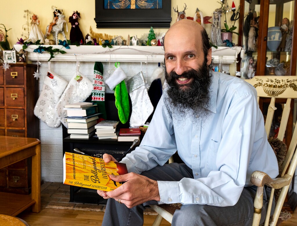 (Rick Egan | The Salt Lake Tribune)  Latter-day Saint young adult author James Goldberg, at his home in American Fork, on Tuesday, Nov. 30, 2021.
