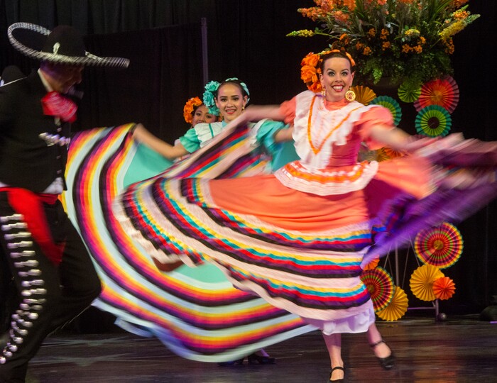 (Rick Egan  |  The Salt Lake Tribune)  Performers rehearse for their performance of “Luz de las Naciones", an annual cultural celebration for Latino youth hosted by the LDS Church, Saturday, Feb. 24, 2018.