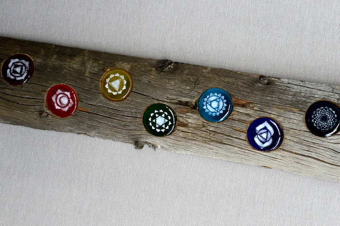 (Scott Sommerdorf   |  The Salt Lake Tribune)   "Chakra" by Terry Wesley at the Glass Art Guild of Utah show at Red Butte Garden, Sunday, November 19, 2017. 