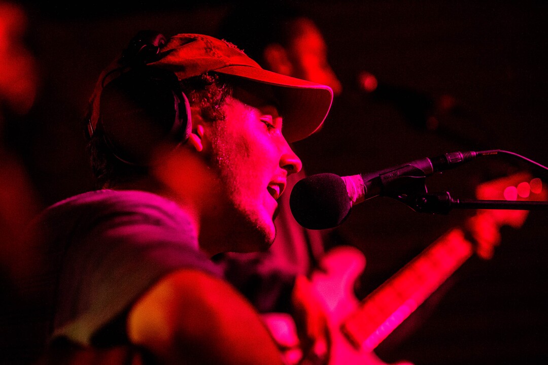 (Trent Nelson  |  The Salt Lake Tribune)  Jack Rutter performs with his solo project Ritt Momney at Kilby Court in Salt Lake City on Monday June 24, 2019.