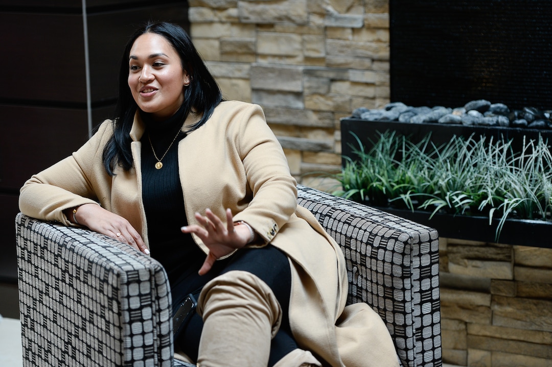 (Francisco Kjolseth | The Salt Lake Tribune)  Veronica Pome’e, the first Polynesian woman to be featured in Sports Illustrated's swimsuit edition, visits Utah to speak at the sixth annual National Pacific Island Violence Prevention Conference held in Salt Lake City April 11-13, 2019.
