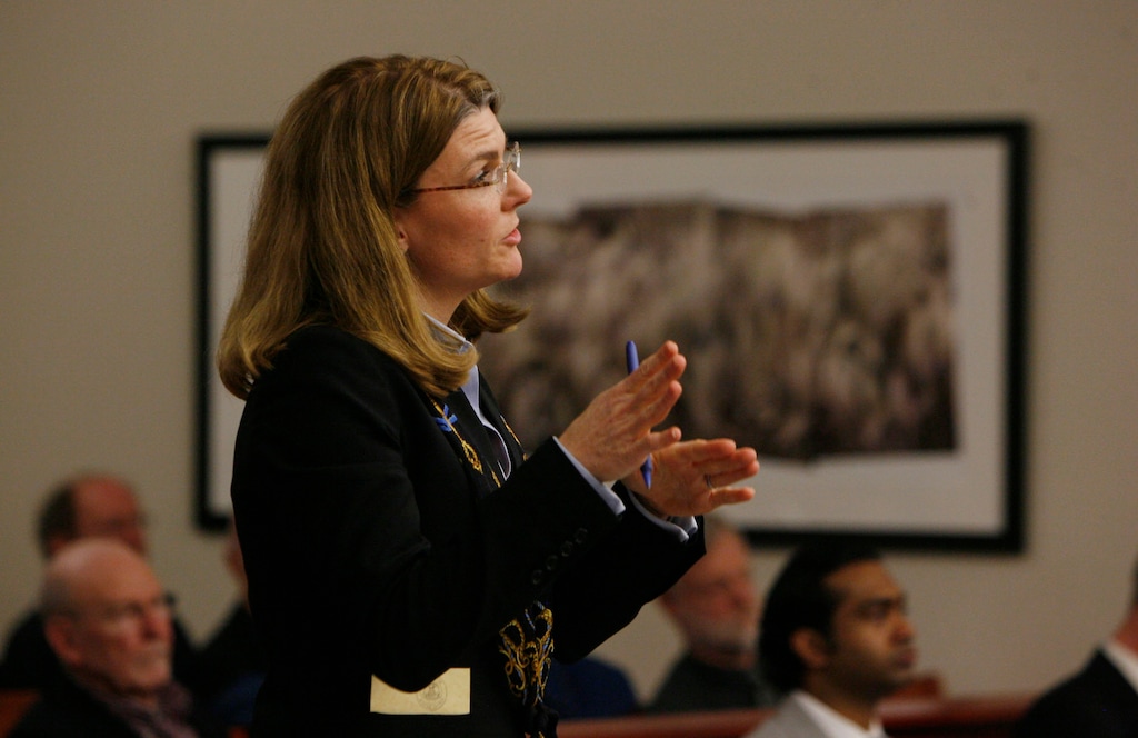 (Francisco Kjolseth | The Salt Lake Tribune) Then-senior Salt Lake City attorney Evelyn Furse appears before judge Robert Hilder at the Matheson Courthouse on Wednesday, February 9, 2011. Furse was sworn in as a magistrate judge in Utah's U.S. District Court in 2012, but won't be appointed for a second term in 2020.
