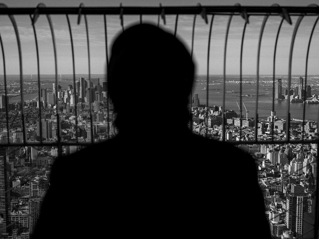 (Ashley Gilbertson | The New York Times)
A view from the observation deck of the Empire State Building in New York on March 14, 2020. The New York Times opinion columnist Paul Krugman writes, “Why do so many politicians still believe that they can run on the supposed contrast between urban evil and small-town virtue when many social indicators look worse in the heartland than in the big coastal metropolitan areas?”