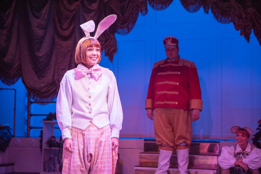 (Suzy Oliveira  |  Courtesy of Hale Center Theater Orem) Scout Smith, left, plays the title character in "The Velveteen Rabbit," a musical adaptation of the classic children's book being presented online by Hale Center Theater Orem. Cole McClure, right, plays a toy soldier.