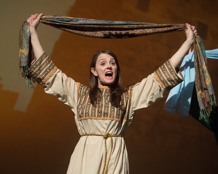 (Rick Egan  |  The Salt Lake Tribune) Catherine Nelson Bohman plays Rachel in "The Other Wise Man."