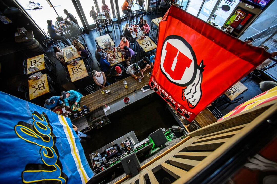 (Trent Nelson | The Salt Lake Tribune)  No one wants The Break to become a bar — not its owner Bam Peck, or the South Jordan City Council. But the parties say they have no choice because the Legislature did away with the dining club liquor license. Now The Break, and dozens of other Utah businesses, have to choose between being a bar (no one under 21) or a restaurant (must order food to drink). The Break Sports Grill in South Jordan, Friday June 1, 2018.