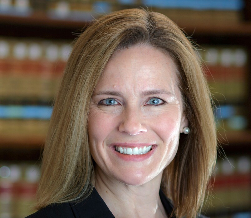 (University of Notre Dame Law School via AP | file phto) Judge Amy Coney Barrett is on President Donald Trump's list of potential Supreme Court justice candidates to fill the spot of the late Ruth Bader Ginsburg.