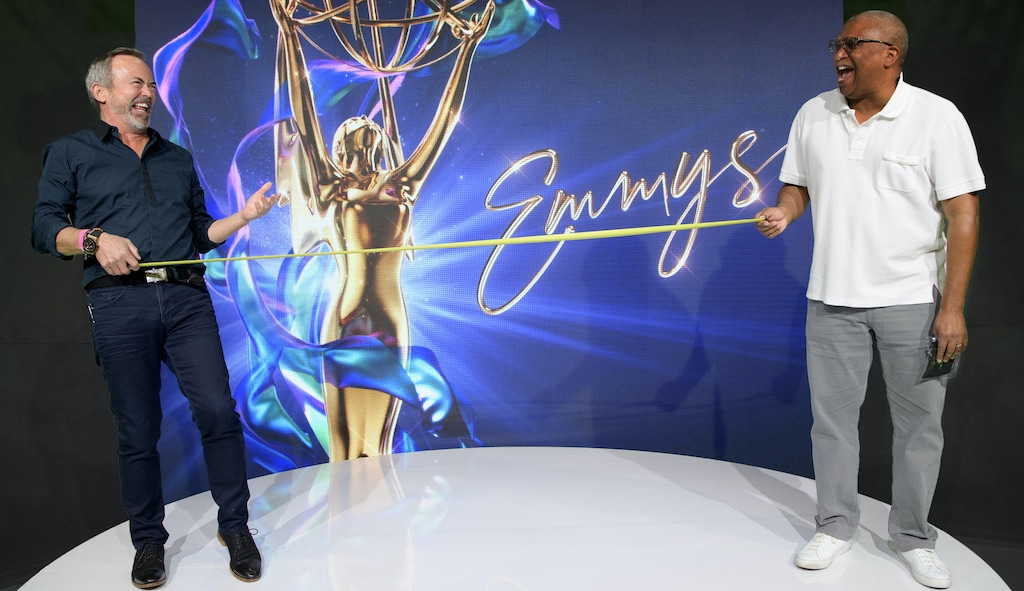 (Photo courtesy of Todd Wawrychuk/ABC) Ian Stewart and Reginald Hudlin are the executive producers of the 72nd annual Primetime Emmy Awards.