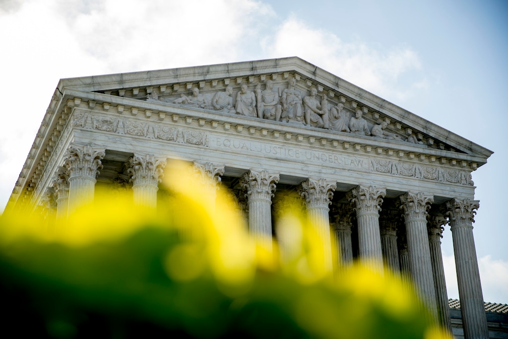 (Andrew Harnik | AP) The Supreme Court building is photographed early Thursday, July 9, 2020, in Washington.