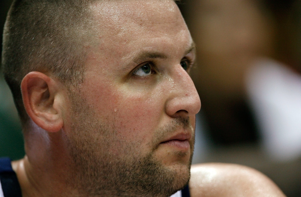(Chris Detrick | The Salt Lake Tribune) Retired Utah Jazz center Greg Ostertag, seen here in October 2005, says he doesn't like politicians. But now he's the mayor of his East Texas town.