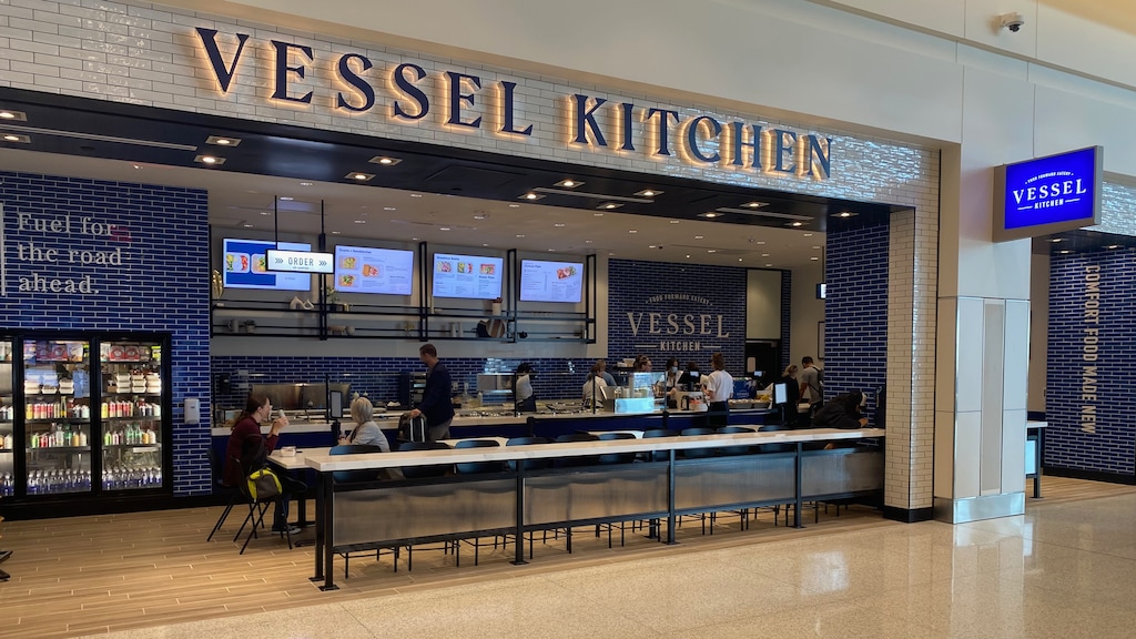 (Nancy Volmer) Vessel Kitchen has opened a new location inside the Salt Lake City International Airport.