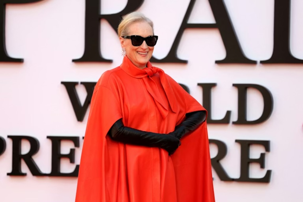 (Angela Weiss | AFP via Getty Images) Actress Meryl Streep attends the world premiere of ‘The Devil Wears Prada 2’ in New York.
