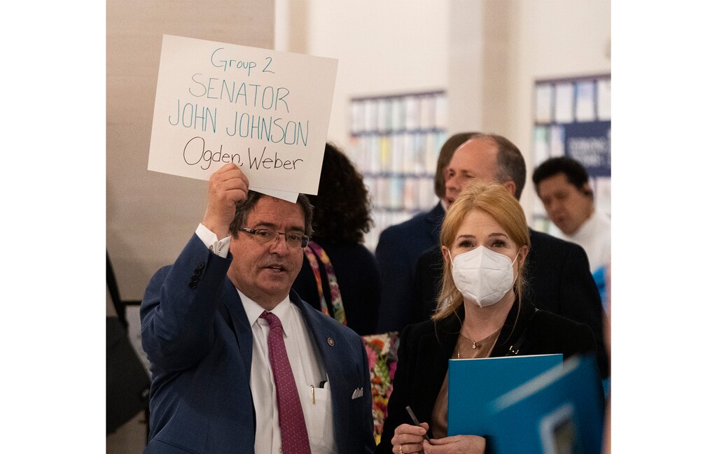 (Rick Egan | The Salt Lake Tribune) Sen. John Johnson is one of 18 Utah legislators who have followed far-right groups on social media sites according to a new report. Johnson joined seven groups on social media, the most of any legislator.