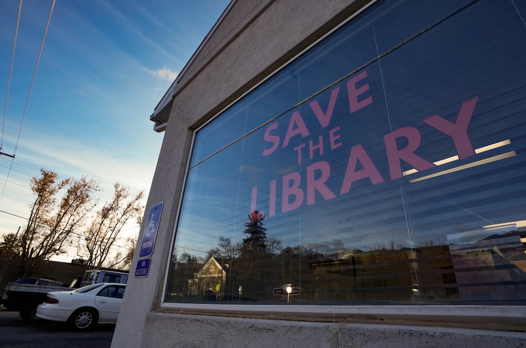 (Francisco Kjolseth  | The Salt Lake Tribune) The Cache County Library in Providence, at risk of closing due to a proposal to defund it starting in 2026, is pictured on Monday, Nov. 17, 2025.