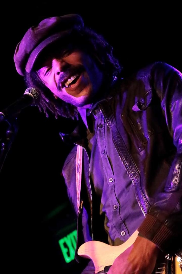 (Alan Roy Carrington | Courtesy of Carlos Mathis Johnson ) Utah musician Carlos Mathis Johnson in a previous performance. Johnson, who performs as Carlos Emjay, will perform on The Blocks stage at 10 p.m. on New Year's Eve at Last Hurrah in The Gateway. He will experiment with looping and inventing songs on the spot.