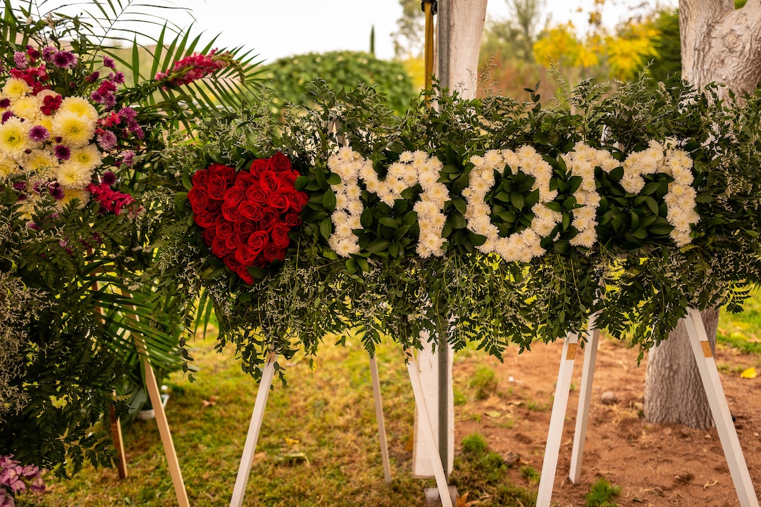 (Trent Nelson  |  The Salt Lake Tribune)
Flowers at the funeral for Dawna Langford and two of her children, Trevor and Rogan, in La Mora, Sonora on Thursday, Nov. 7, 2019. Three women and six of their children, all members of the extended LeBaron family, died when they were gunned down in an attack while traveling along Mexico's Chihuahua and Sonora state border on Monday, Nov. 4, 2019.