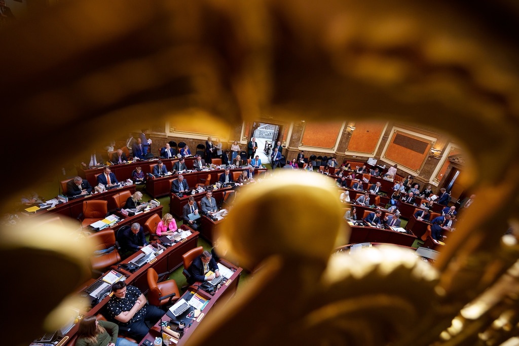 (Trent Nelson  |  The Salt Lake Tribune) Legislators in the House Chamber of the Utah Capitol in Salt Lake City on Wednesday, Feb. 28, 2024.
