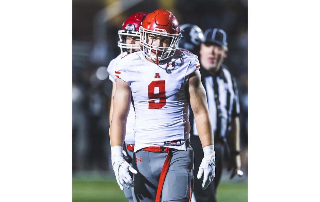 (Hunter Clegg) American Fork junior Hunter Clegg is a four-star recruit and is getting closer to making a decision on where he will play in college.