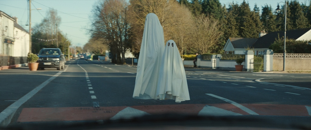 (Photo courtesy of Good Deed Entertainment) Ghosts walk — or float — through an Irish town in the horror comedy "Extra Ordinary." The movie will be released April 3, 2020, streaming online via arthouse movie theaters nationwide, including the Salt Lake Film Society.