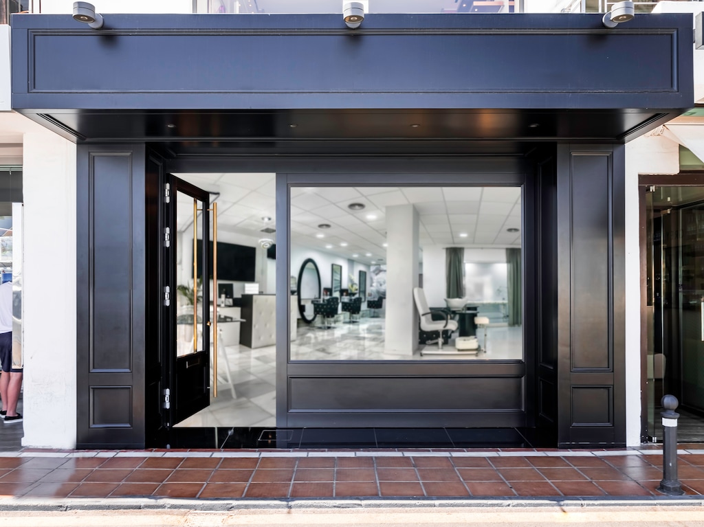 (Adobe Stock, sponsored) | Generic store facade with windows display