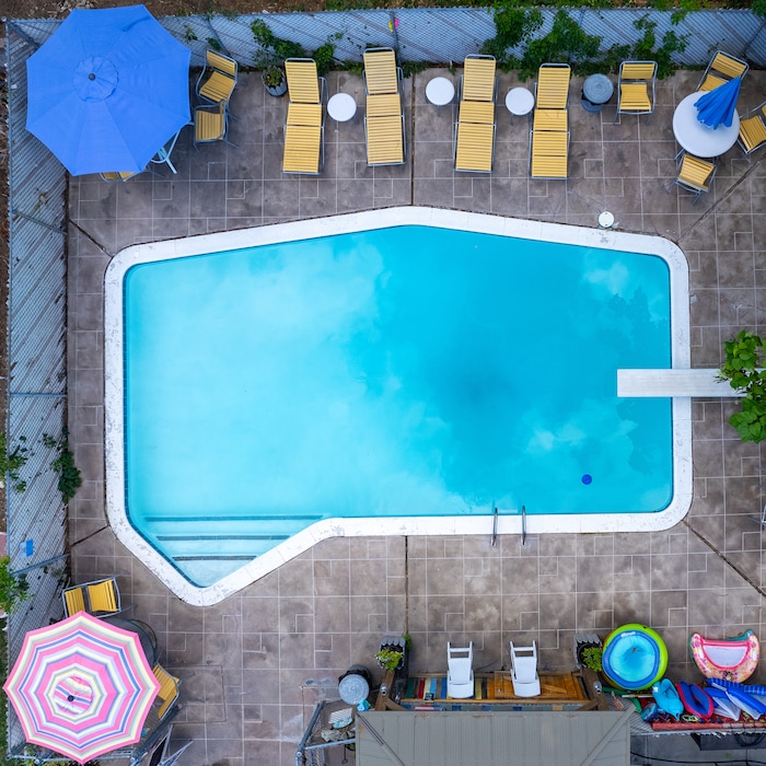 (Trent Nelson  |  The Salt Lake Tribune) Andrea Parker rents her Bountiful swimming pool, pictured here on Sept. 6 2023, on Swimply in the summers.