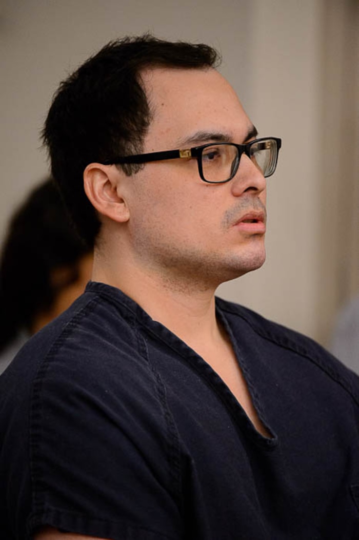 (Trent Nelson | The Salt Lake Tribune)
Jason Black, who shot and killed 24-year-old Natalia Casagrande before stealing marijuana, guns and cash, was sentenced by Judge Adam Mow in Salt Lake City, Tuesday April 10, 2018.