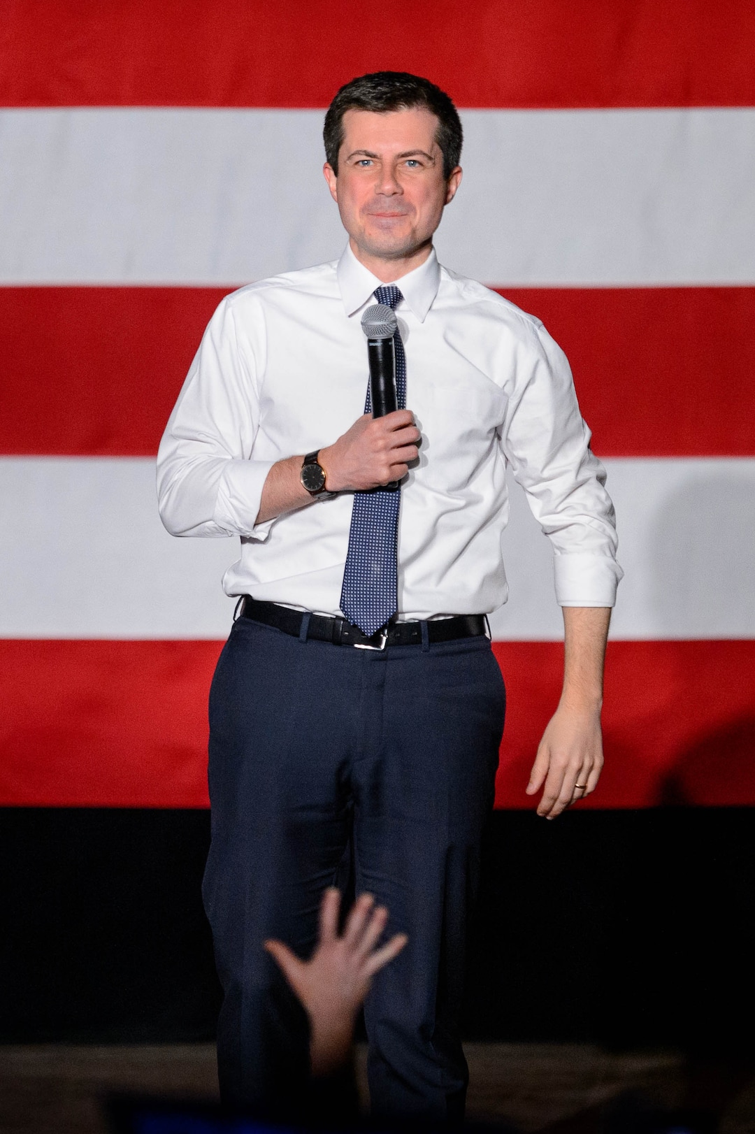 (Trent Nelson  |  The Salt Lake Tribune) Democratic presidential candidate Pete Buttigieg speaks at The Union Event Center in Salt Lake City on Monday, Feb. 17, 2020.
