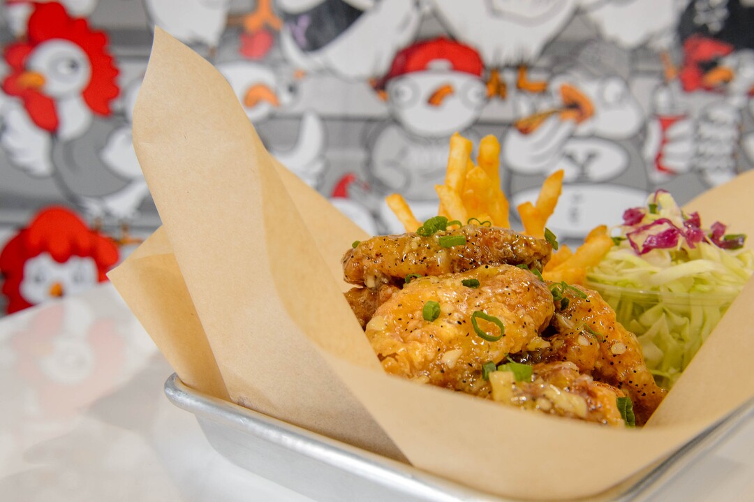 (Trent Nelson  |  The Salt Lake Tribune) Candy Garlic Chicken wings at Bok Bok in Provo on Wednesday, Dec. 18, 2019.