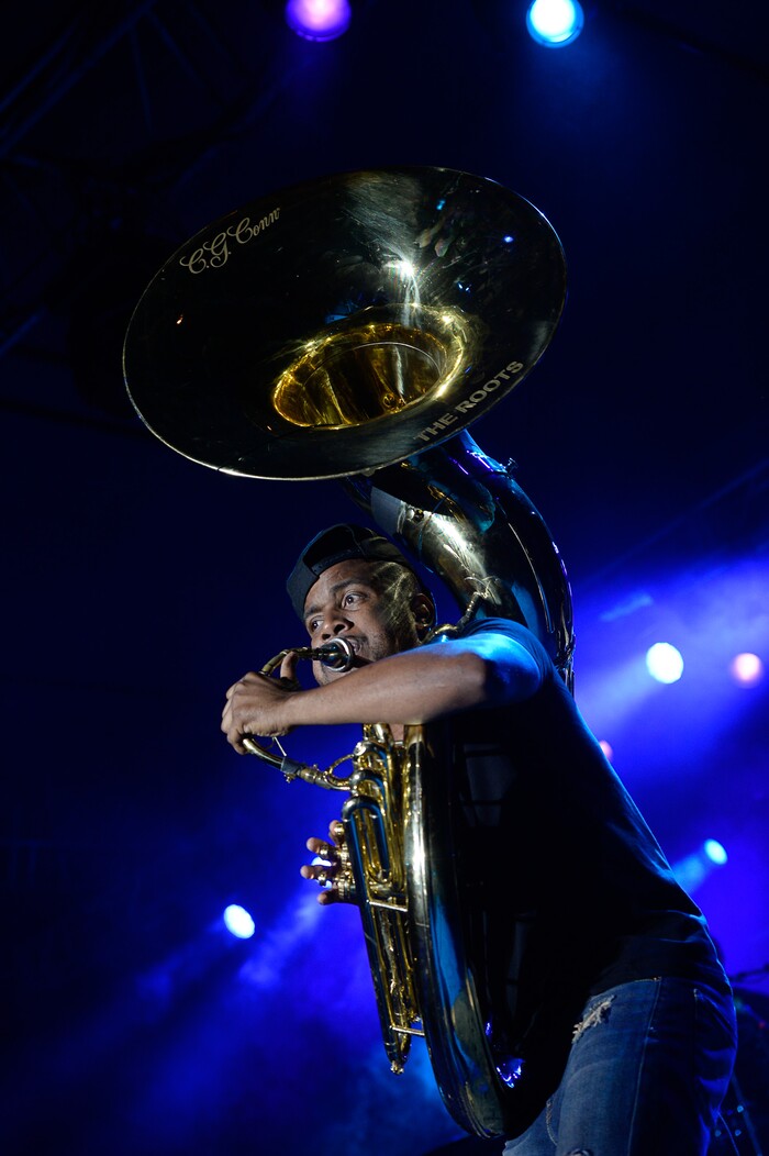 (Francisco Kjolseth | The Salt Lake Tribune) The Roots marks the finale of the 2017 SLC Twilight Concert Series at Pioneer Park on Thursday, Aug. 31, 2017.