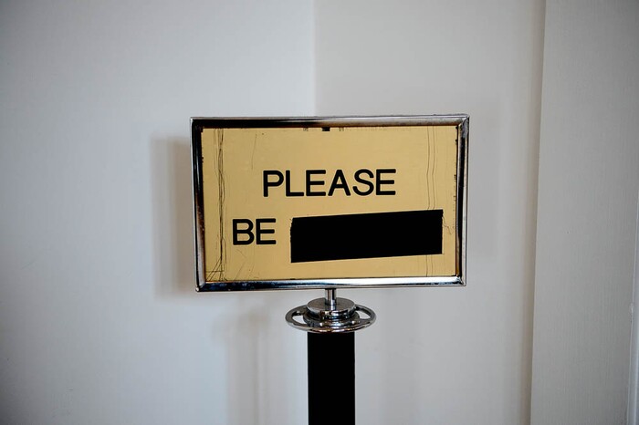 (Trent Nelson | The Salt Lake Tribune) The word quiet is covered up. At Rock Camp for Womyn, a new program by the same group that does Rock and Roll Camp for Girls.