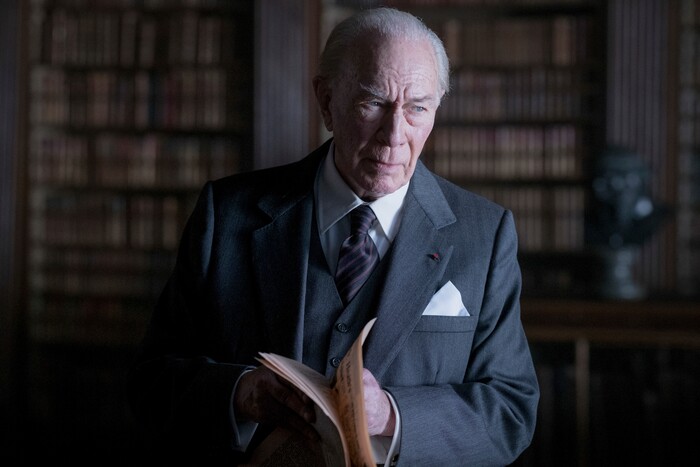 This image released by Sony Pictures shows Christopher Plummer in a scene from "All the Money in the World." (Giles Keyte/Sony Pictures via AP)