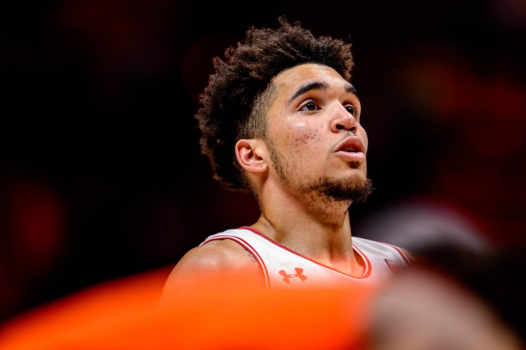 (Trent Nelson  |  The Salt Lake Tribune) Utah Utes forward Timmy Allen (1) prepares to shoot a free throw as the University of Utah hosts Oregon State, NCAA men's basketball in Salt Lake City on Thursday, Jan. 2, 2020.
