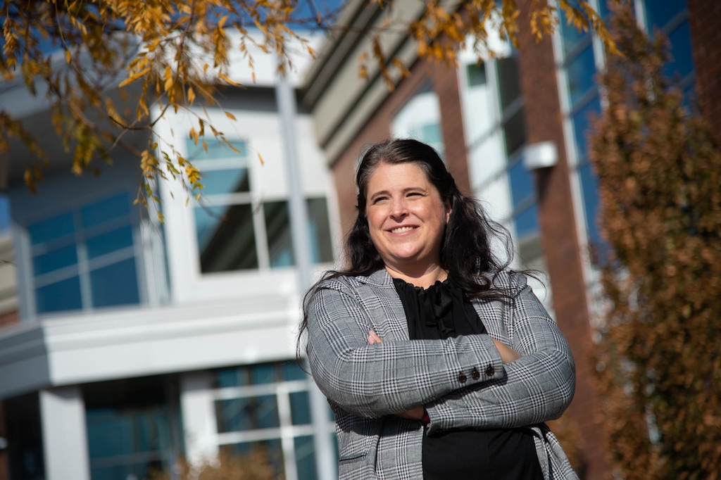 (Francisco Kjolseth | The Salt Lake Tribune) Jonyce Bullock, CEO of Squire & Co., a regional accounting and business consulting firm in Orem, is making sure her staff has the flexibility to work from home, have flexible hours and ensure they take their paid time off so they don’t get burned out from the “she-cession” during the coronavirus pandemic.